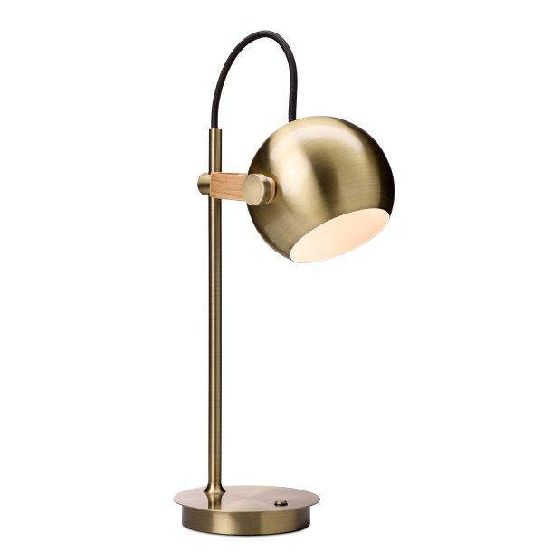DC Transportabel Bordlampe - Messing/Eg - �12 - Halo Design