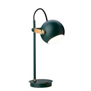 DC Transportabel Bordlampe - Dyb Gr�n/Eg/Messing - �12 - Halo Design