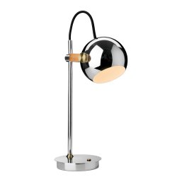 DC Transportabel Bordlampe - Krom/Eg/Messing - �12 - Halo Design