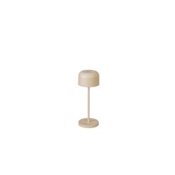 Lille Mini Bordlampe - Genopladelig - Indend�rs og Udend�rs - Sand - Raxon