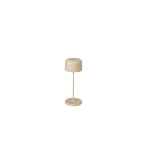 Lille Mini Bordlampe - Genopladelig - Indendrs og Udendrs - Sand - Raxon