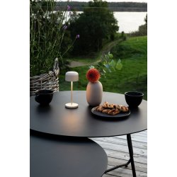 Lille Mini Bordlampe - Genopladelig - Indend�rs og Udend�rs - Sand - Raxon