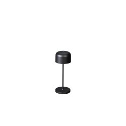 Lille Mini Bordlampe - Genopladelig - Indend�rs og Udend�rs - Sort - Raxon