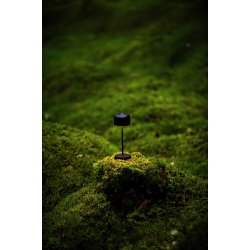 Lille Mini Bordlampe - Genopladelig - Indend�rs og Udend�rs - Sort - Raxon