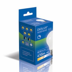 Standard LED p�re - E27 - 5w (470lm) - 2700K - D�mpbar - GN