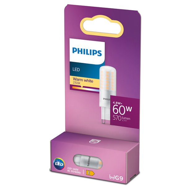LED Pre G9 - 4,8W (60w) - Philips