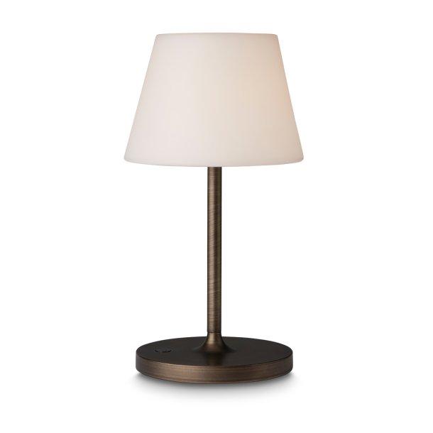 New Northern - Batteribordlampe - Antik Messing - Halo Design