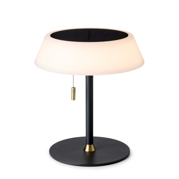  Solar Portable Bordlampe - 17 - Sort - 3 Trin - Halo Design