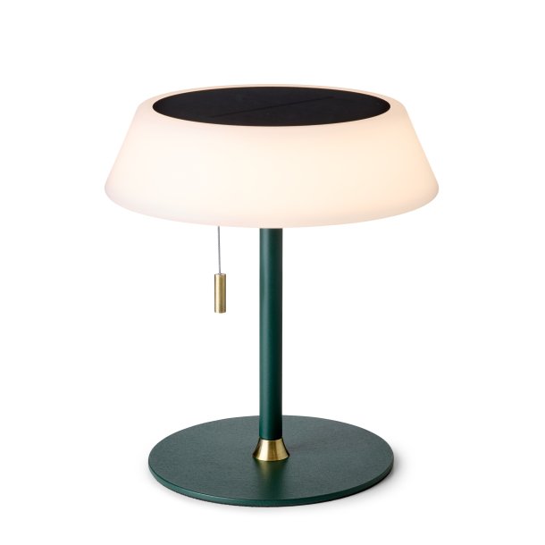 Solar Portable Bordlampe - 17 - Mrke Grn - 3 Trin - Halo Design
