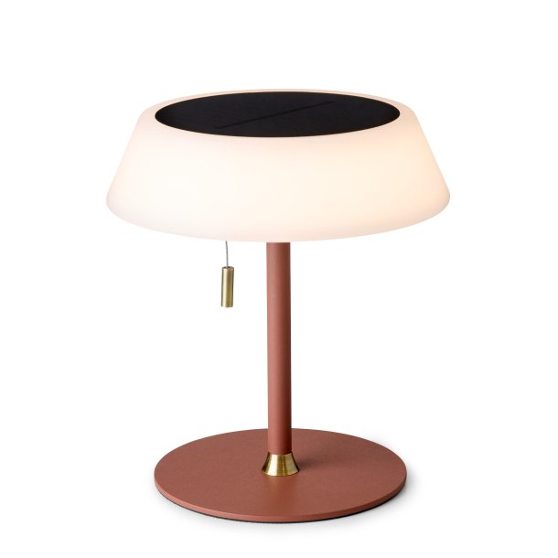 Solar Portable Bordlampe - 17 - Terracotta - 3 Trin - Halo Design