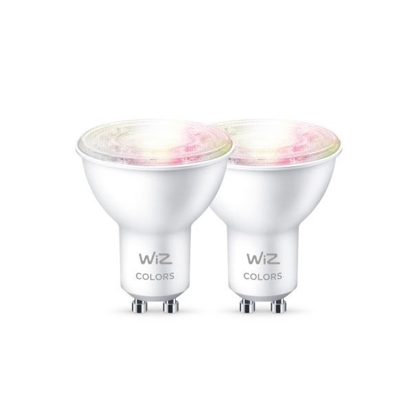 Wiz GU10 LED Pre - 345lm - 2 pack - Fuld Farve - Wiz