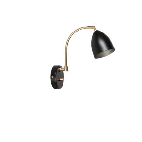 Deluxe Vglampe - Sort/Messing - Belid