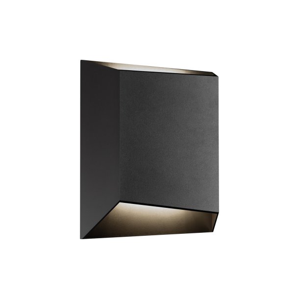 Facet W2 v�glampe - Up/Down - Sort - Light-Point - Udstillingsmodel