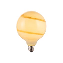 Stockholm Bulb - E27 - 7W - Marble Brown - 3 Trins - Halo Design