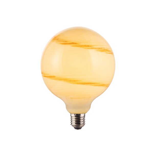 Stockholm Bulb - E27 - 7W - Marble Brown - 3 Trins - Halo Design
