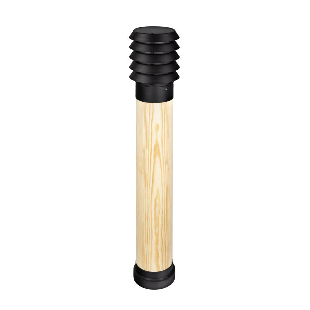 Alta Bedlampe - E27 -Stor - Sort/Lys Tr� - Norlys
