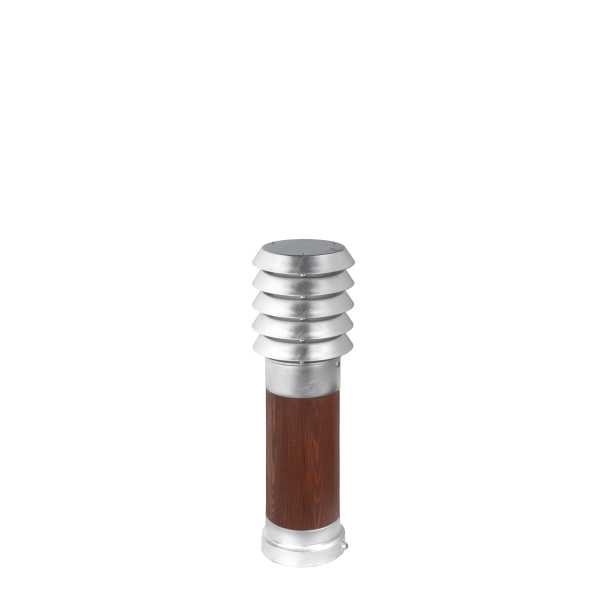Alta Bedlampe - E27 - Lille - Galvaniseret/M�rk Tr� - Norlys