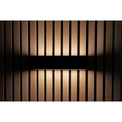 Brick Outdoor - Up/Down - Vglampe - Sort - Antidark