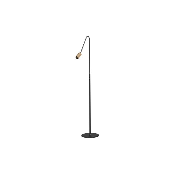 Decor Gulvlampe - Sort / Messing- Antidark