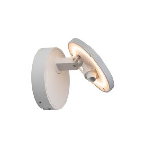 Dot W120 LED Vglampe - Hvid/Hvid - Antidark