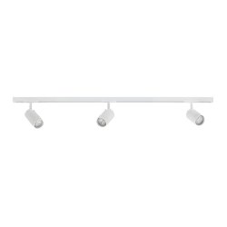 Designline Tube - 3 Spotskinne - 1 Meter - Hvid - Antidark