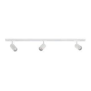 Designline Tube - 3 Spotskinne - 1 Meter - Hvid - Antidark