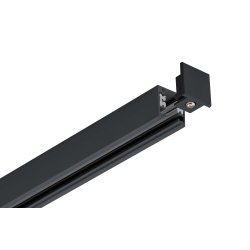 Designline Skinne - 1 Meter - Sort - Antidark