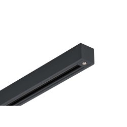 Designline Skinne - 1 Meter - Sort - Antidark