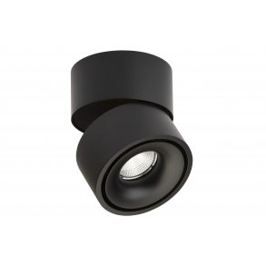 Easy W100 LED Vg/Loftspot - Sort - M Hul - Antidark