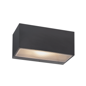 Asker V�glampe - Stor - LED 8,3w - Up/Down - Grafit - Norlys