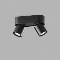 Aura C2 - Vg/Loftlampe - Carbon Sort - Light-Point