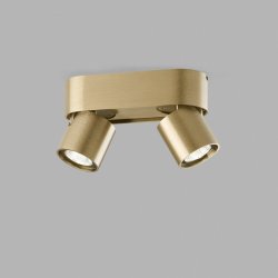 Aura C2 - Vg/Loftlampe - Messing - Light-Point