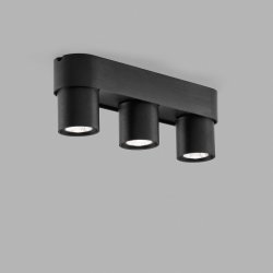 Aura C3 - Vg/Loftlampe - Carbon Sort - Light-Point