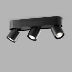 Aura C3 - Vg/Loftlampe - Carbon Sort - Light-Point