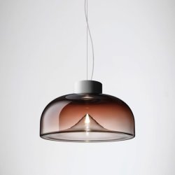 Aella Mini S 30 Pendel - Burgundy / Mat Hvid - 3000K - Leucos