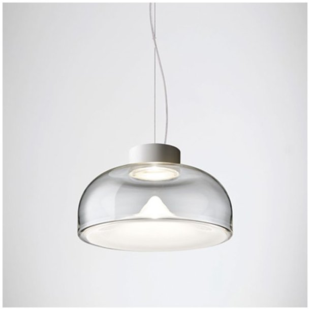 Aella Mini S 30 Pendel - Transperant / Mat Hvid - 2700K - Leucos