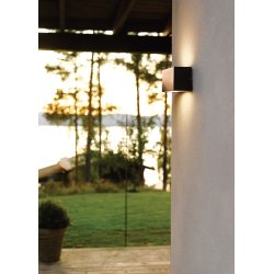 Asker PRO Integreret LED - Up/Down vglampe - Sort - Norlys