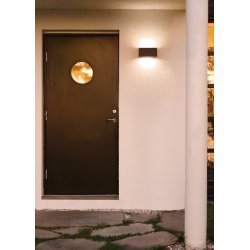 Asker PRO Integreret LED - Up/Down vglampe - Sort - Norlys