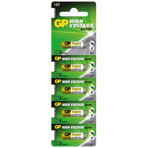 GP Ultra Alkaline - 23A - 12V - Special Batteri - 5 Pak