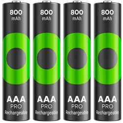 Batterier - Genopladelige - AAA/LR03 - 800mAh - 4pak