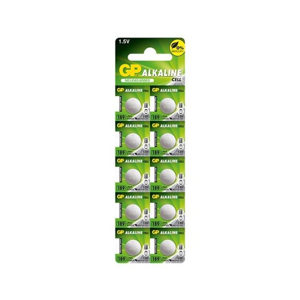 Batterier - LR1130 - AG10 - knapcelle batteri - 1,5V - 10stk