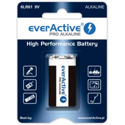 Batteri - EverActive Alkaline - 9 Volt