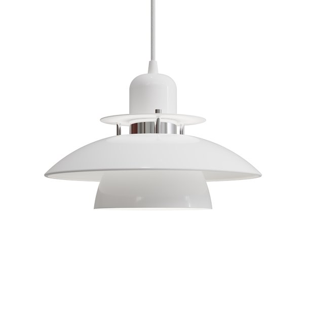Primus IV Pendel - Hvid / Krom - 28 - Belid