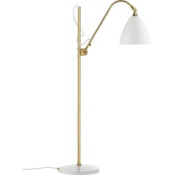BL3M Gulvlampe - Messing/Hvid - Bestlite - GUBI