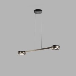 Blade S2 Slim - Pendel - 2700/3000K - Mat Sort/Sating Guld - Studio F. A. Porsche