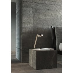 Blade T1 Slim - Bordlampe - 2700/3000K - Mat Sort/Sating Guld - Studio F. A. Porsche