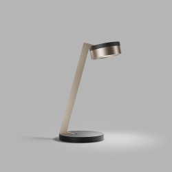 Blade T1 Slim - Bordlampe - 2700/3000K - Mat Sort/Sating Guld - Studio F. A. Porsche