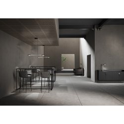 Blade F1 Slim - Gulvlampe - 2700/3000K - Mat Sort/Satin Silver - Studio F. A. Porsche