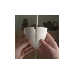 Baldakin - 2 delt - Hvid - GN