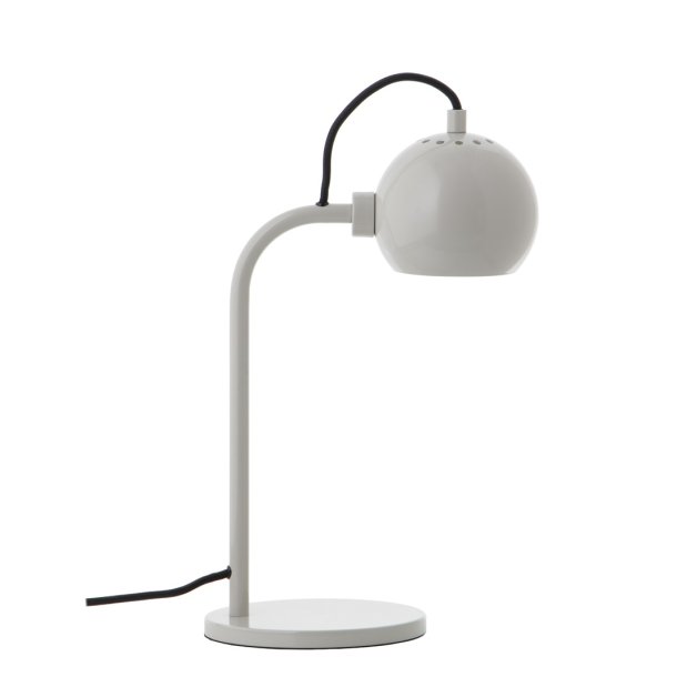 Ball Single Bordlampe - Glossy Pale Grey - Frandsen